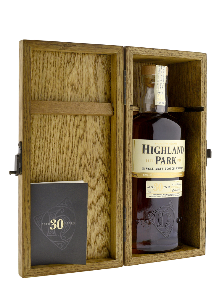 Highland Park  30 Year Old Single Malt Whisky 700ml w/box - 3bots