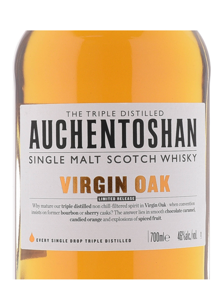 Auchentoshan Virgin Oak Single Malt Whisky 700ml w/box