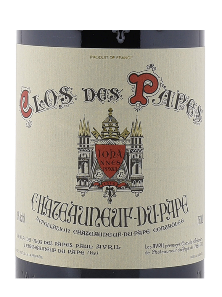 Paul Avril Clos des Papes Chateauneuf-du-Pape 2009 - 3bots