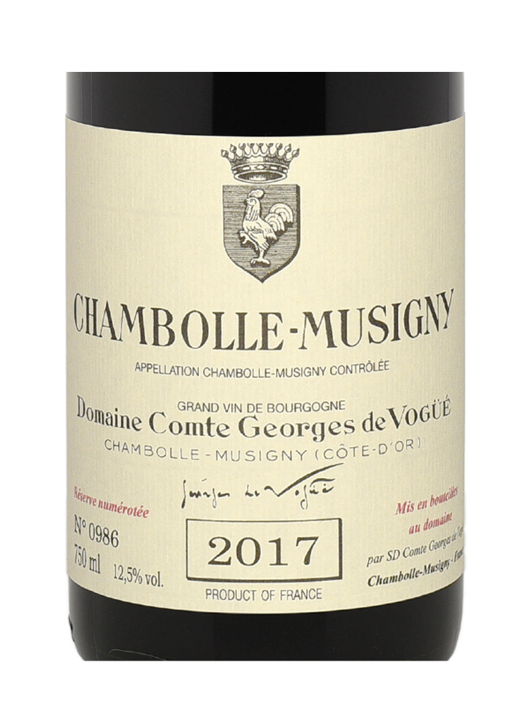 Comte Georges de Vogue Chambolle Musigny 2017 - 6bots