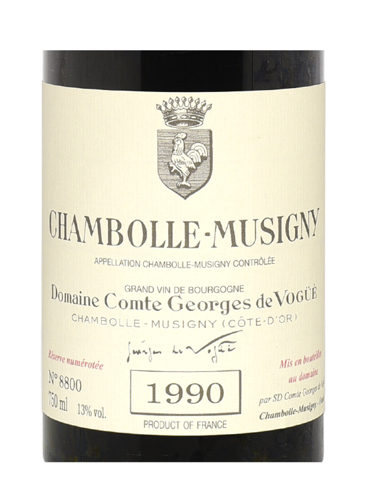 Comte Georges de Vogue Chambolle Musigny 1990 ex-do - 3bots