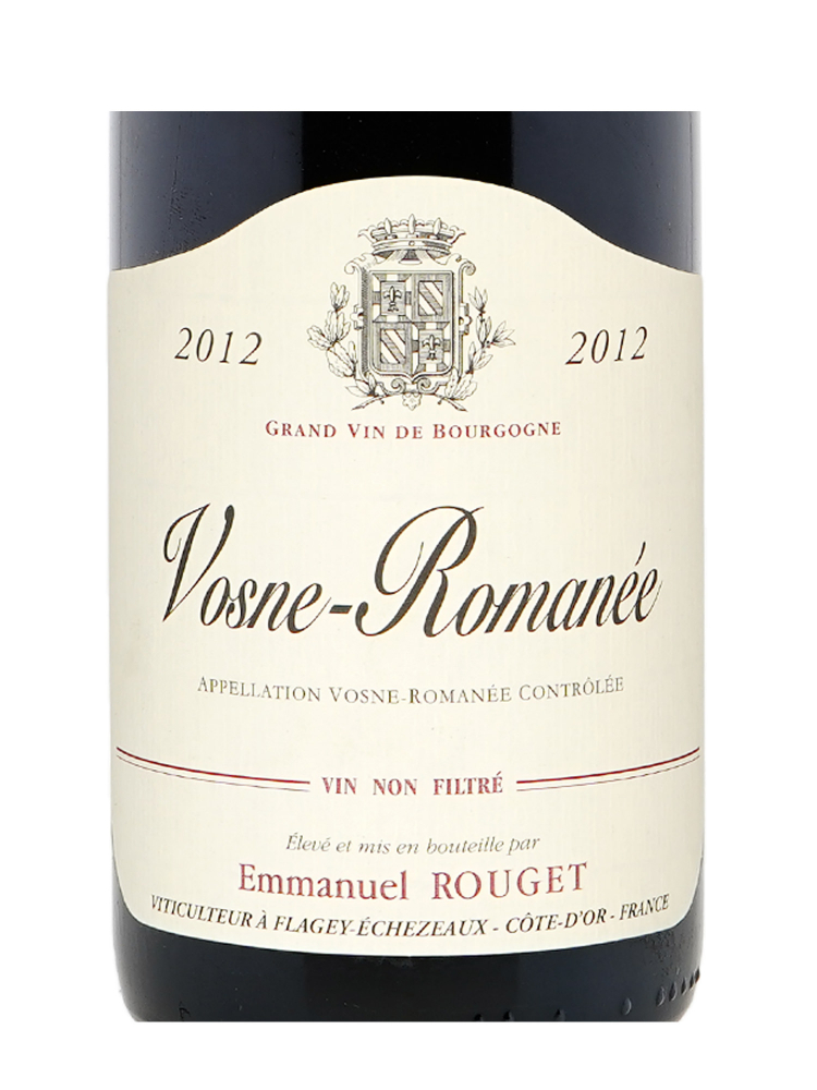 Emmanuel Rouget Vosne Romanee 2012 - 3bots