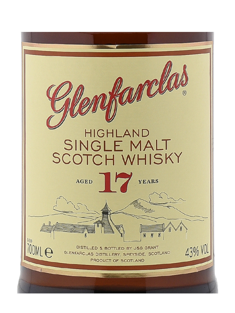 Glenfarclas  17 Year Old Single Malt Whisky 700ml w/cylinder