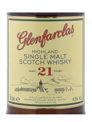 Glenfarclas  21 Year Old Single Malt Whisky 700ml w/cylinder