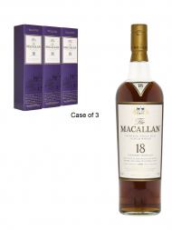 Macallan 1990 18 Year Old Sherry Oak 700ml w/box - 3bots