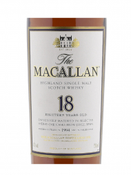 Macallan 1994 18 Year Old Sherry Oak Single Malt 700ml w/box - 3bots