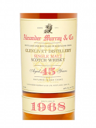 Glenlivet 1968 45 Year Old Alexander Murray Bottling Single Malt Whisky 750ml no box - 3bots