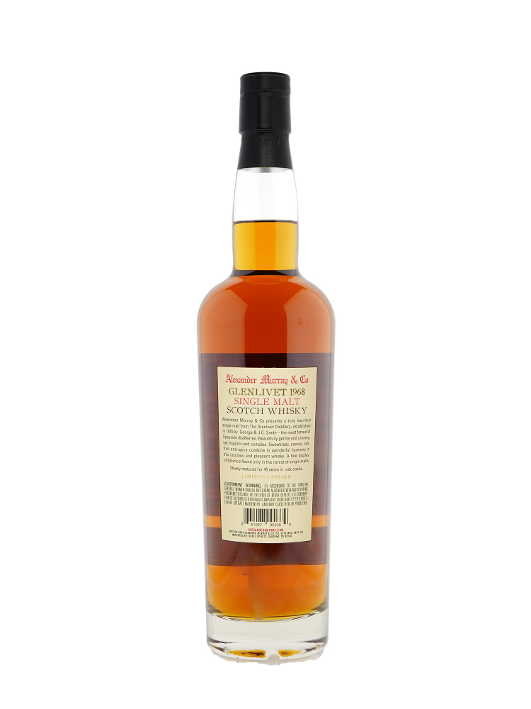 Glenlivet 1968 45 Year Old Alexander Murray Bottling Single Malt Whisky 750ml no box - 3bots