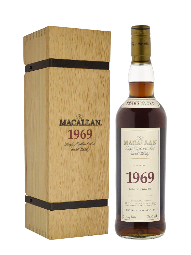 Macallan 1969 32 Year Old Fine & Rare Single Malt (Bottled 2002