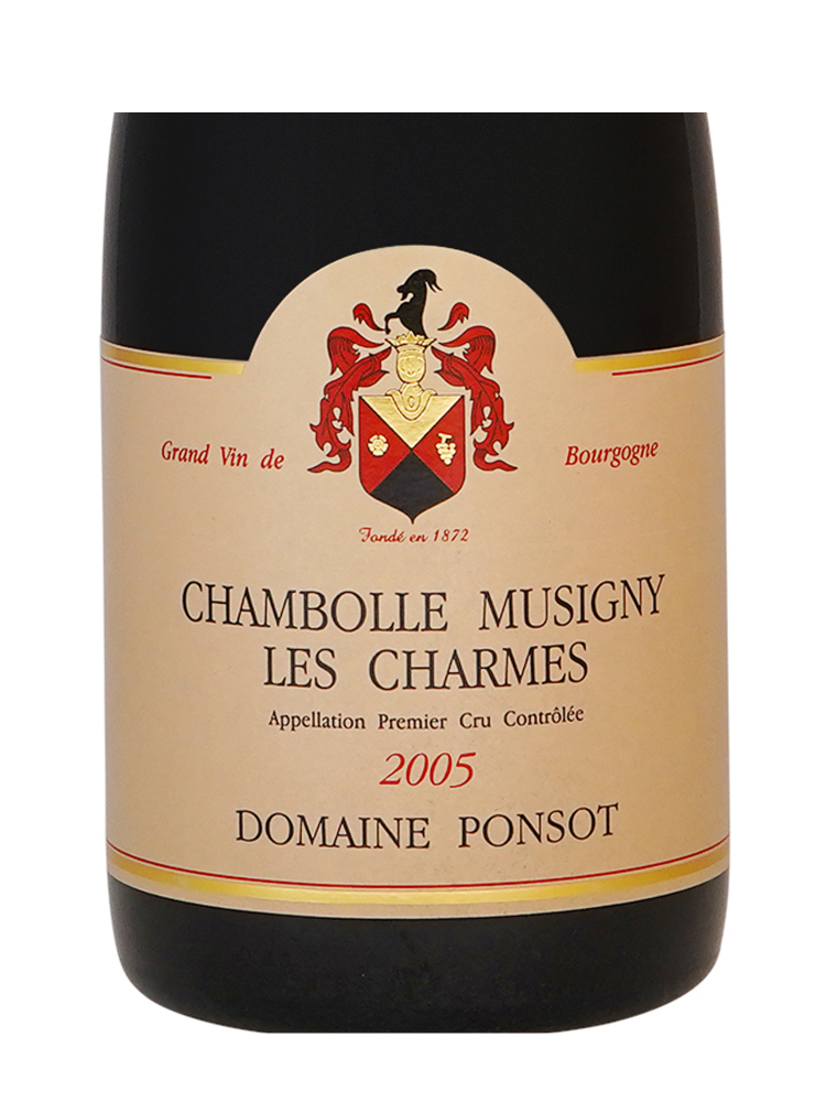 Ponsot Chambolle Musigny les Charmes 1er Cru 2005