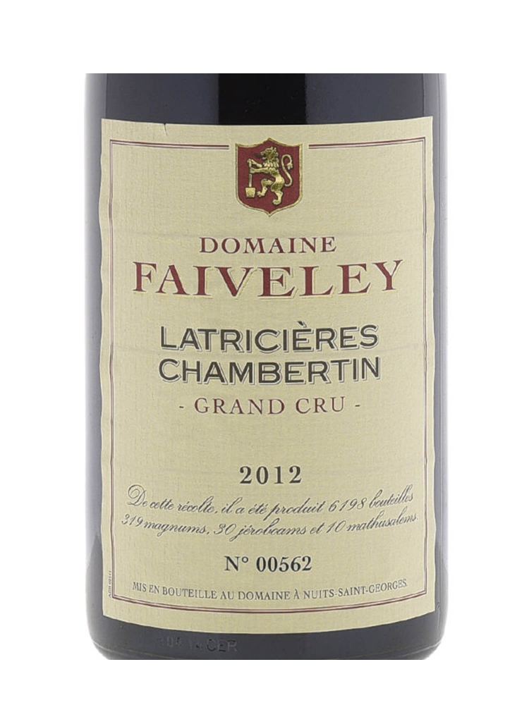 Faiveley Latricieres Chambertin Grand Cru 2012 - 6bots