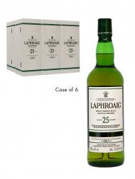 Laphroaig  25 Year Old Single Malt Whisky (Edition 2021) 700ml w/box - 6bots