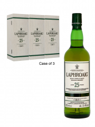 Laphroaig  25 Year Old Single Malt Whisky (Edition 2019) 700ml w/box - 3bots