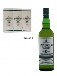 Laphroaig  25 Year Old Single Malt Whisky (Edition 2020) 700ml w/box - 3bots