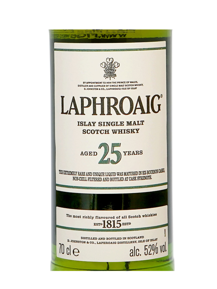 Laphroaig  25 Year Old Single Malt Whisky (Edition 2018) 700ml w/box