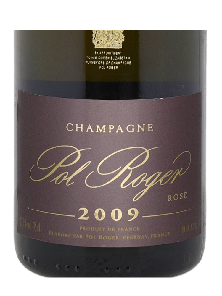 Pol Roger Rose 2009 w/box - 3bots