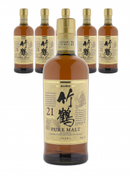 Nikka Taketsuru 21 Year Old Pure Malt Whisky 700ml no box - 6bots