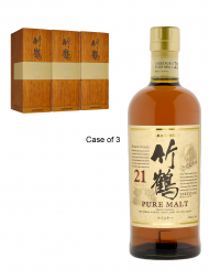 Nikka Taketsuru 21 Year Old Pure Malt Whisky 700ml w/wooden box - 3bots