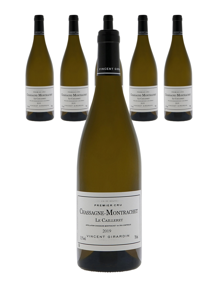 Vincent Girardin Chassagne Montrachet Le Cailleret 1er Cru 2019 - 6bots