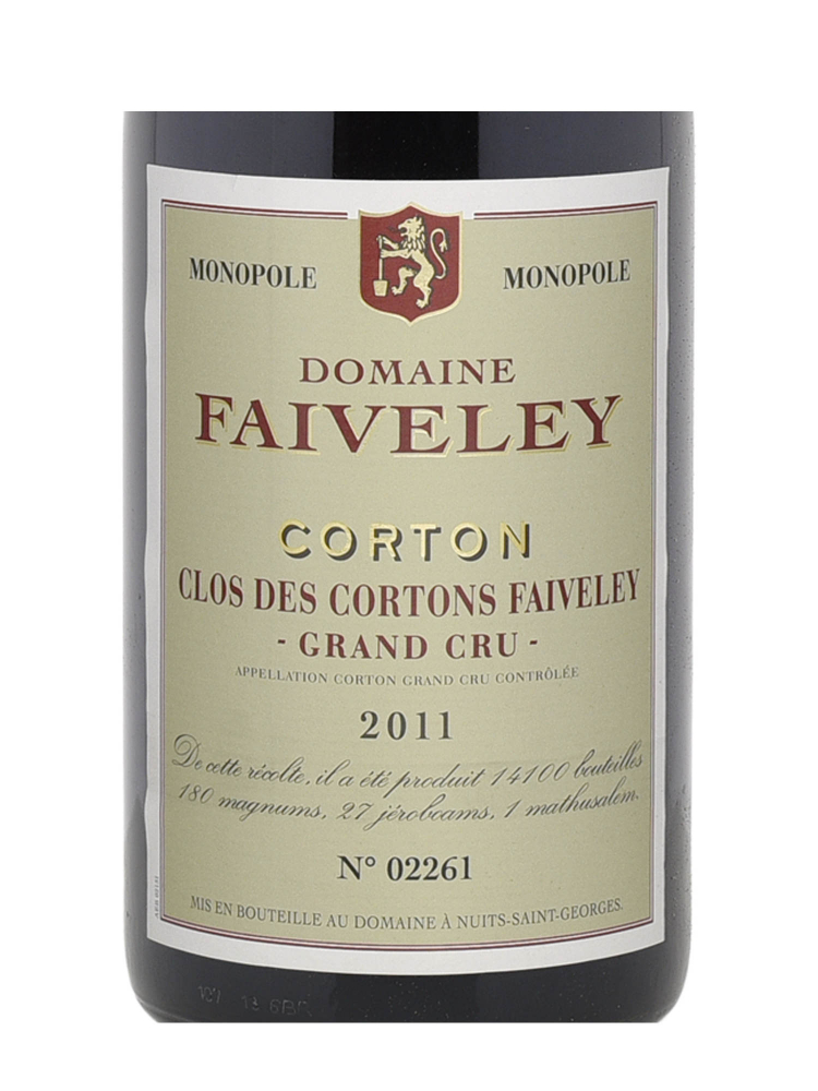 Faiveley Corton Clos des Cortons Grand Cru 2011 - 6bots