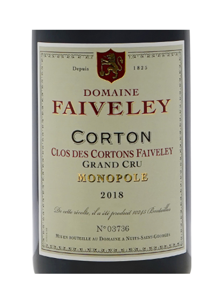 Faiveley Corton Clos des Cortons Grand Cru 2018 - 6bots