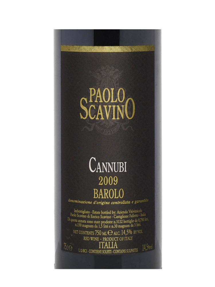 Paolo Scavino Barolo Cannubi 2009