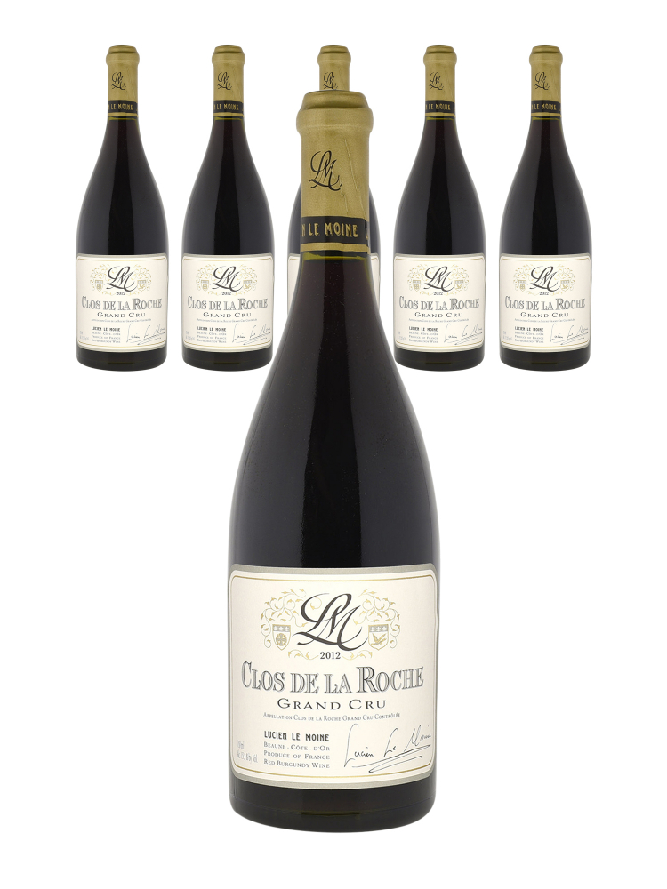 Maison Lucien Le Moine Clos de la Roche Grand Cru 2012 - 6bots