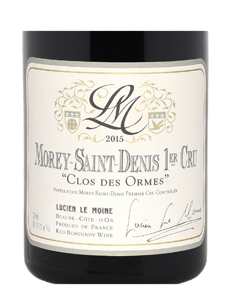 Maison Lucien Le Moine Morey Saint Denis Clos des Ormes 1er Cru 2015