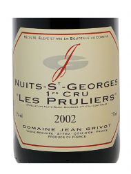 Domaine Jean Grivot Nuits Saint Georges Les Pruliers 1er Cru 2002 - 3bots