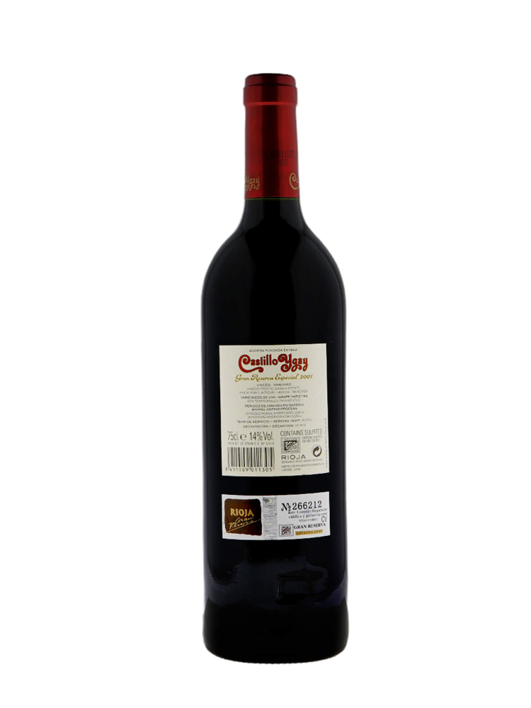 Bodegas Marques de Murrieta Castillo Ygay Gran Reserva Especial 2001 - 3bots