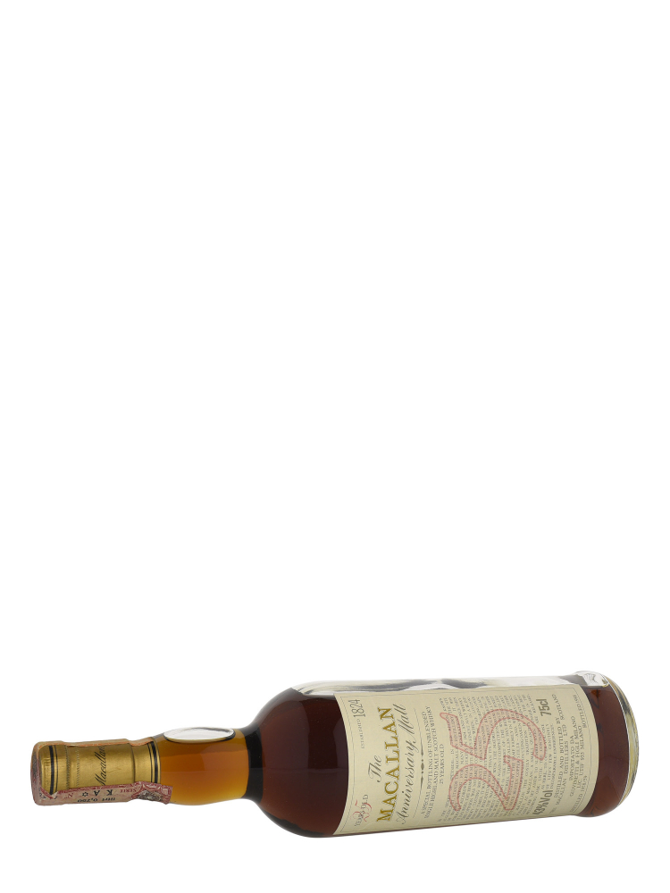 Macallan 1958/1959 25 Year Old Anniversary Malt (Bottled 1986) Single Malt Whisky 750ml w/wooden box