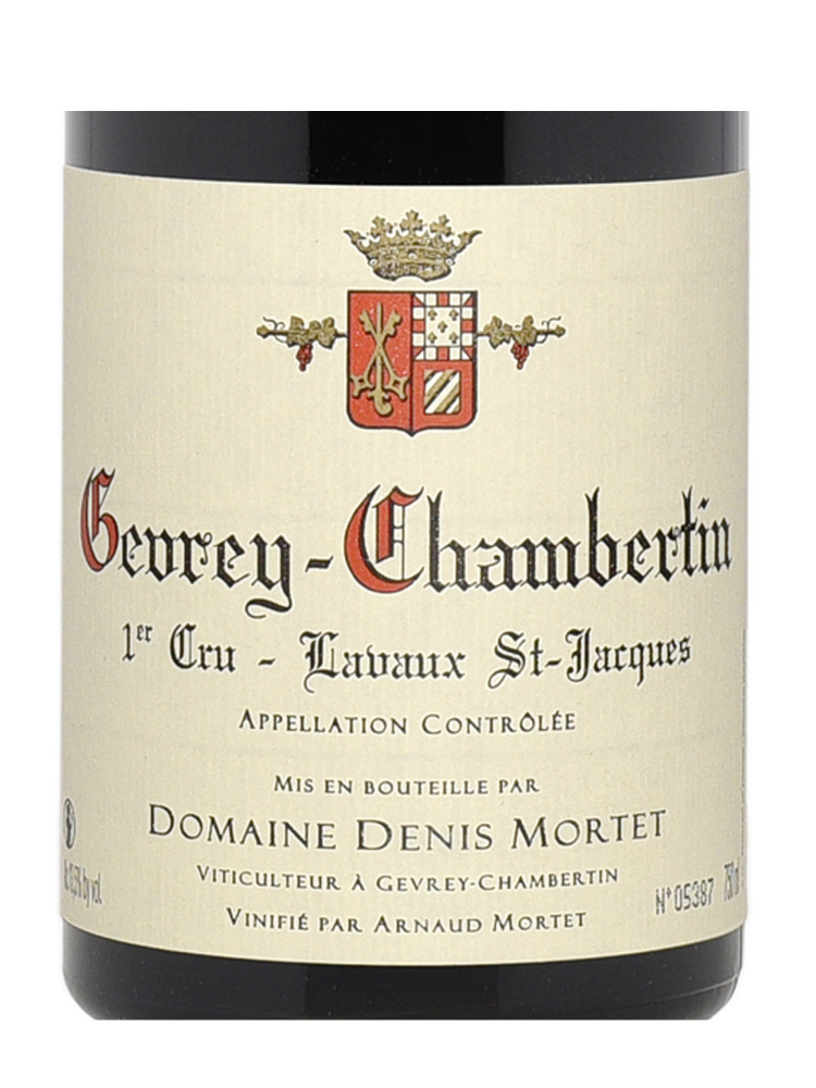 Denis Mortet Gevrey Chambertin Lavaux St Jacques 1er Cru 2010 - 6bots