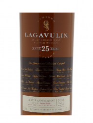 Lagavulin  25 Year Old 200th Anniversary Limited Edition Single Malt 700ml w/box - 3bots