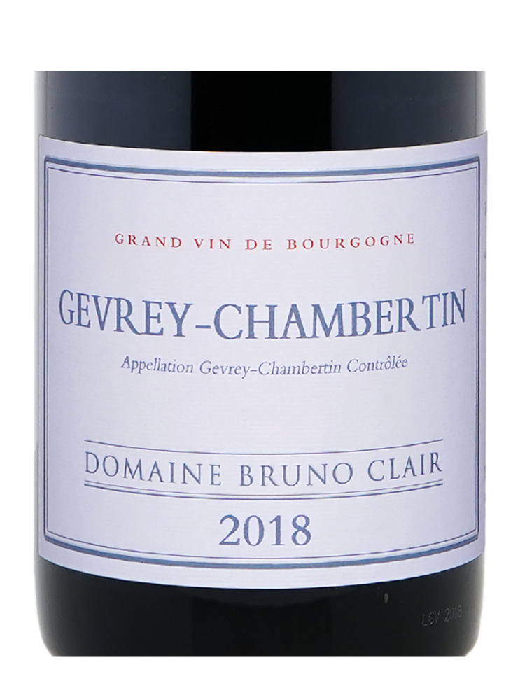 Bruno Clair Gevrey Chambertin 2018 - 3bots