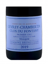 Bruno Clair Gevrey Chambertin Clos du Fonteny 1er Cru 2019