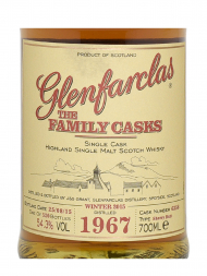 Glenfarclas Family Cask 1967 48 Year Old Cask 6356 W15 (Bottled 2015) Sherry Butt 700ml w/box