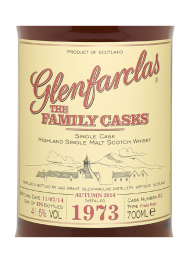 Glenfarclas Family Cask 1973 41 Year Old Cask R1 A14 (Bottled 2014) Plain Butt 700ml w/box