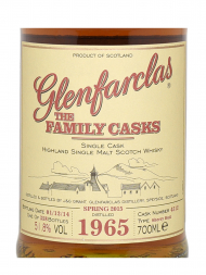 Glenfarclas Family Cask 1965 49 Year Old Cask 4512 SP15 (Bottled 2014) Sherry Butt 700ml w/box