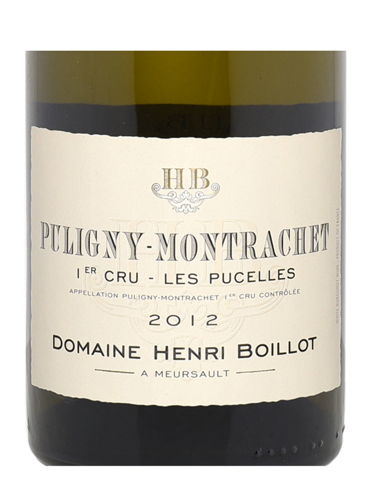 Henri Boillot Puligny Montrachet les Pucelles 1er Cru 2012 - 3bots