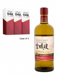 一甲宫城峡苹果白兰地橡木余位(2020年装瓶)单一麦芽威士忌700ml (盒装) - 3瓶