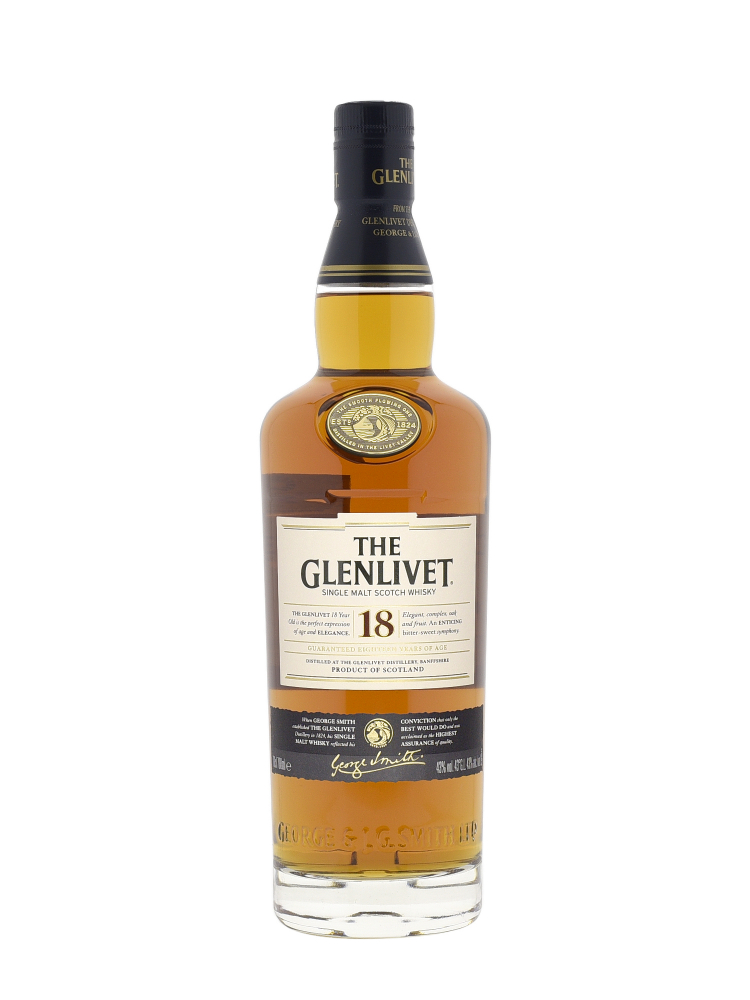 Glenlivet  18 Year Old (Pre-2020 Release) Single Malt Whisky 700ml w/box