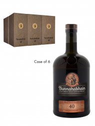 Bunnahabhain 40 Year Old Single Malt 700ml w/box - 6bots