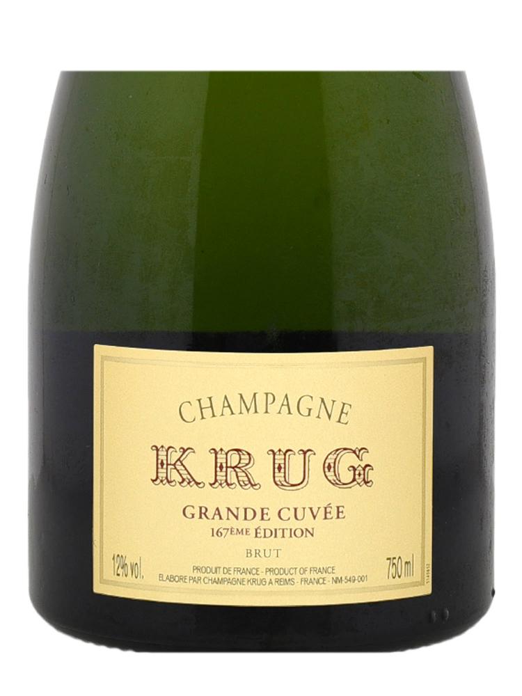 Krug Grand Cuvee 167eme Edition NV w/box - 3bots