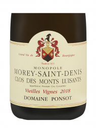 Ponsot Morey Saint Denis Blanc Monts Luisants Vieilles Vignes 1er Cru 2018