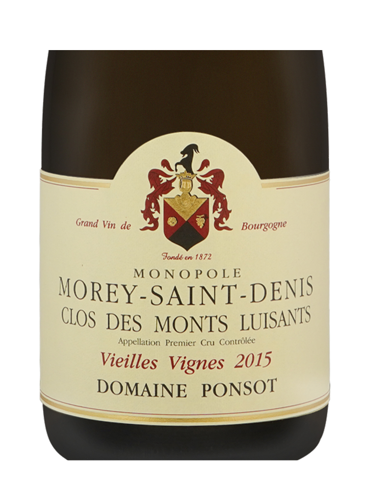 Ponsot Morey Saint Denis Blanc Monts Luisants Vieilles Vignes 1er Cru 2015