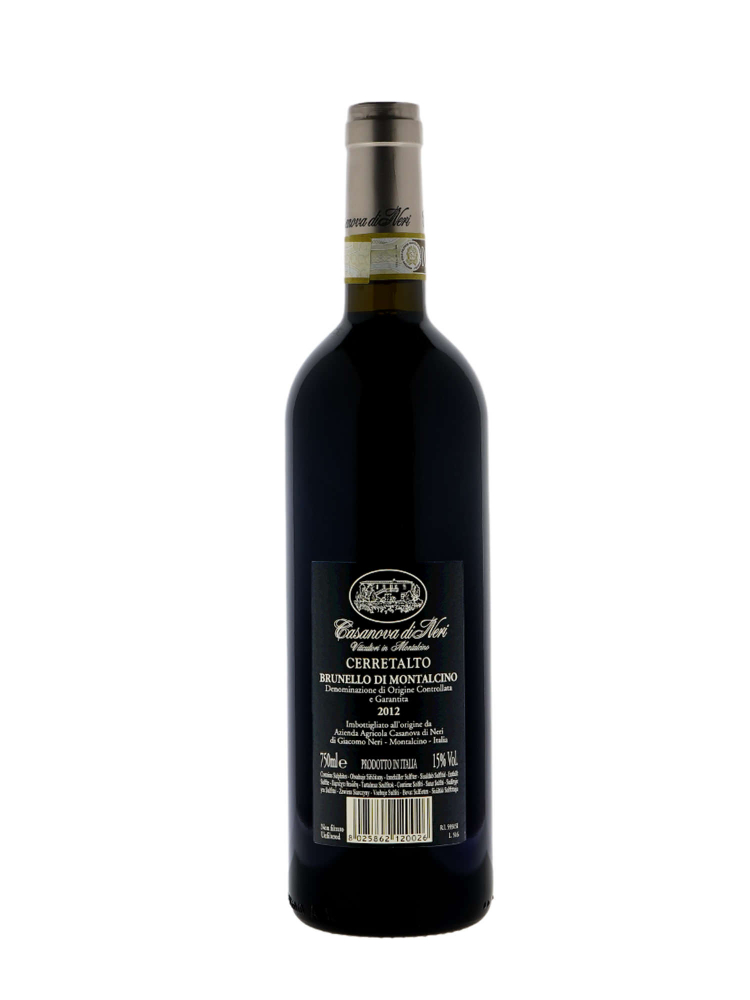 Casanova di Neri Brunello di Montalcino Cerretalto 2012