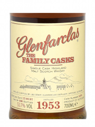 Glenfarclas Family Cask 1953 54 Year Old Cask 1678 (Bottled 2007) 700ml w/box