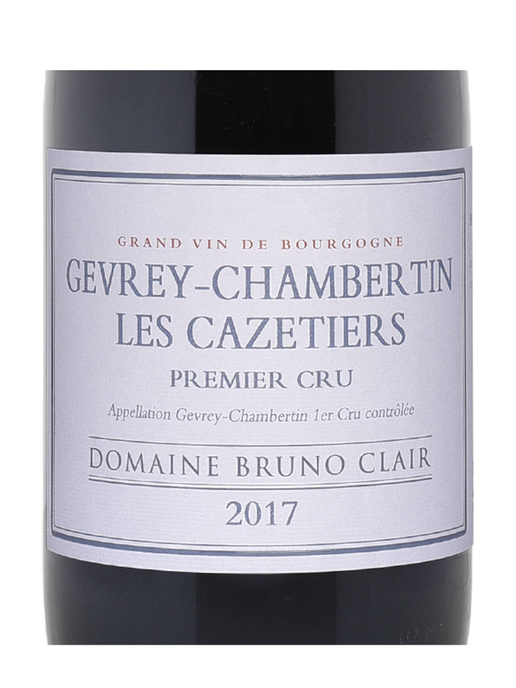 Bruno Clair Gevrey Chambertin les Cazetiers 1er Cru 2017 - 3bots