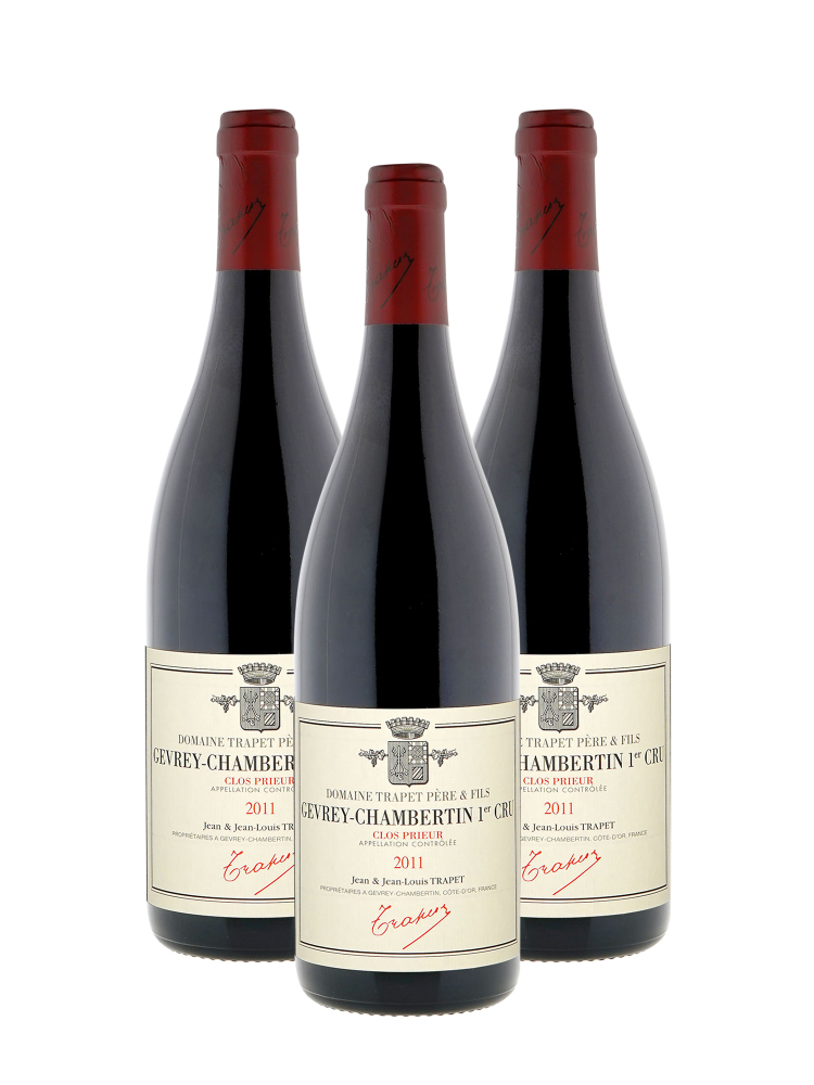 Louis Trapet Gevrey Chambertin Clos Prieur 1er Cru 2011 - 3bots