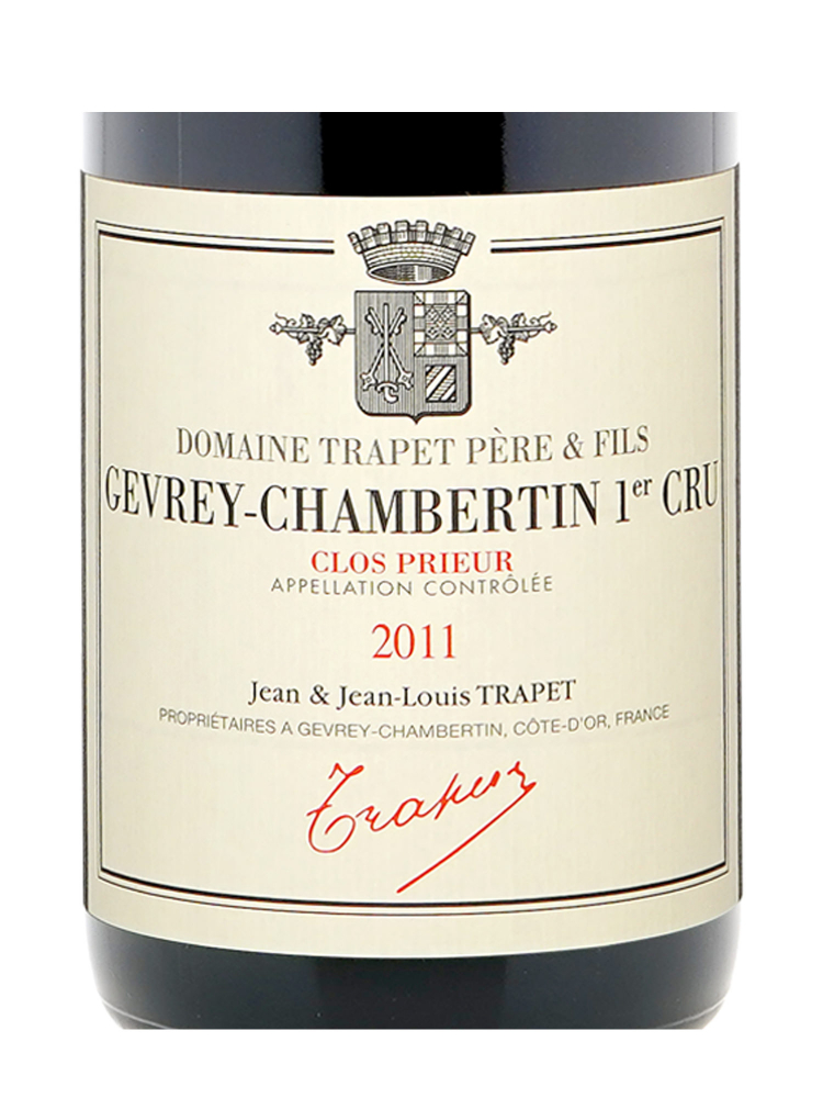 Louis Trapet Gevrey Chambertin Clos Prieur 1er Cru 2011 - 3bots